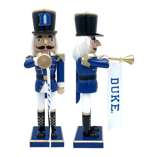 14" College Bugler Nutcracker By Santasworkshop in Duke | 14.25" x 4" x 6.5" | Michaels®